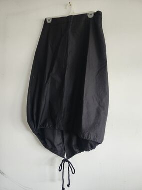 ZARA Trafaluc Black Cotton Pants Med | NWT | 100% Cotton Minimalist Classic